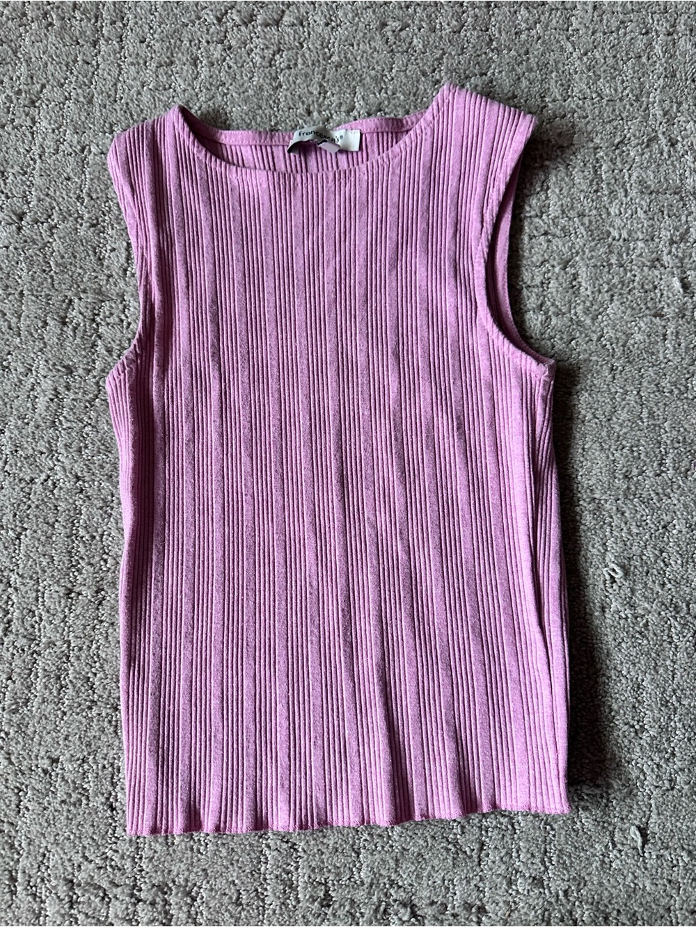 Francesca’s Ribbed Pink Tank Top